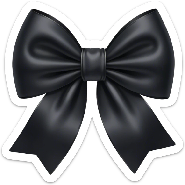Black Bow sticker