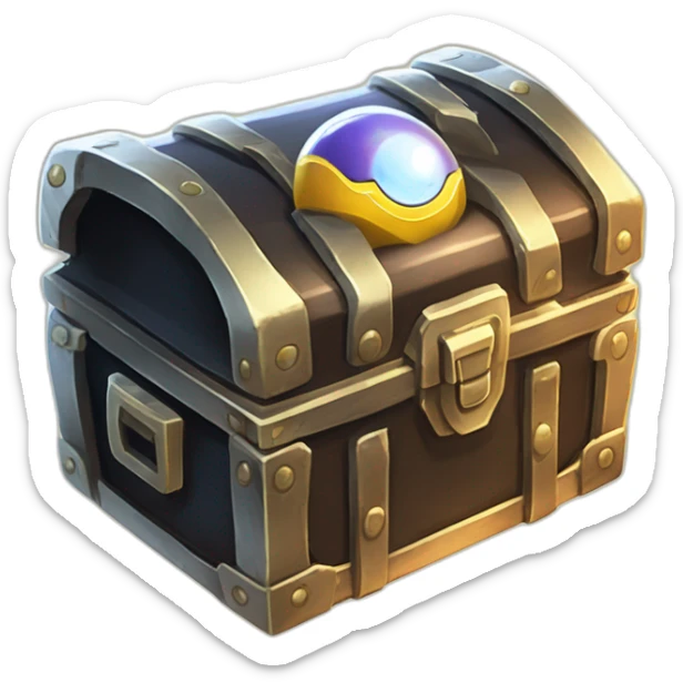 Pokemon Game LootCase Color Obsidian Rich Treasure Legendary Epic Pokeballs and Pokemons Inside this have Shiny Glow sticker