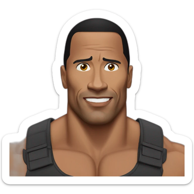 Dwayne Johnson sticker
