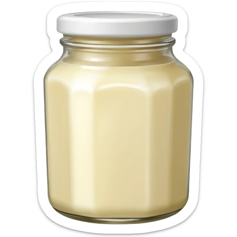 garlic paste in a jar sticker