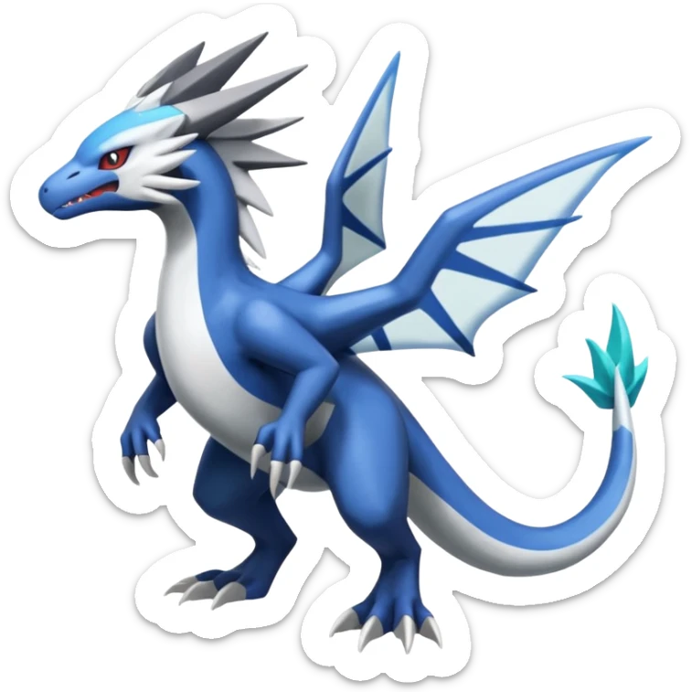 Silvally-Kyurem-Amaura-Latios-Salandit-fusion, full body sticker