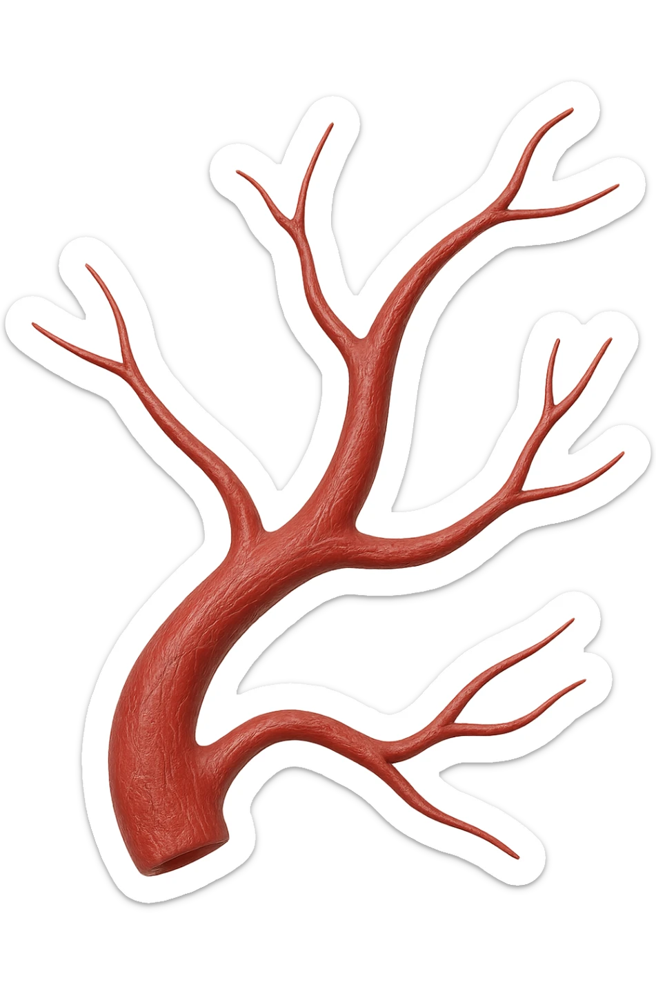 vena umana 3d sticker