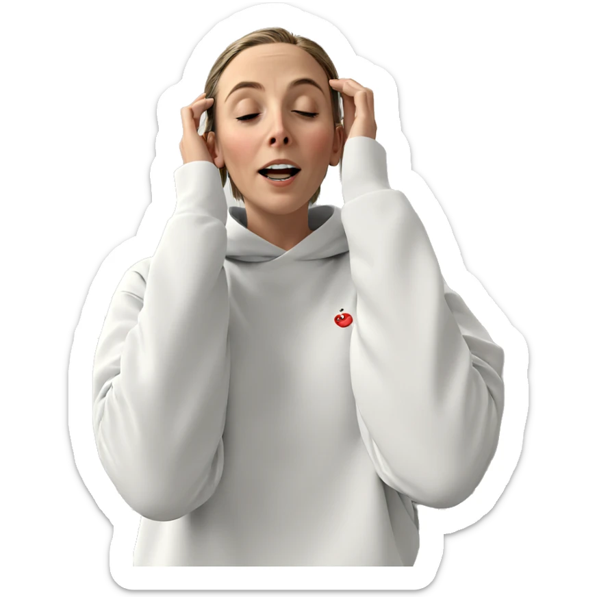 peaceful moment in the bathroom sticker