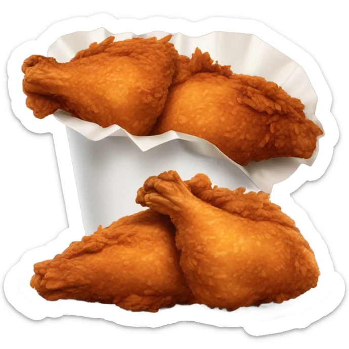 fried chicken sticker