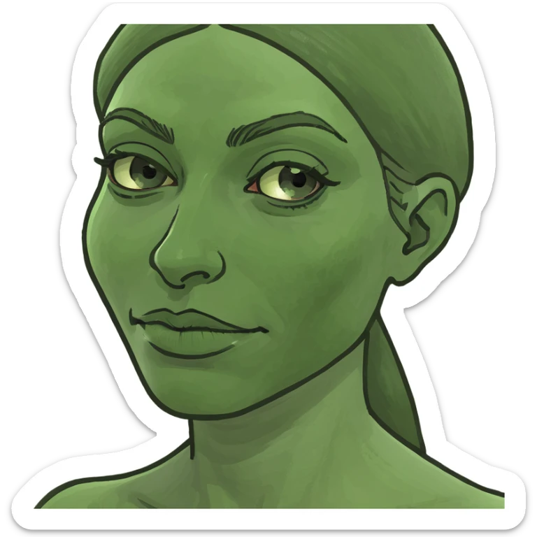 3 woman and a man sunbathing with cocktails in hand and in bikinis on the beach sticker