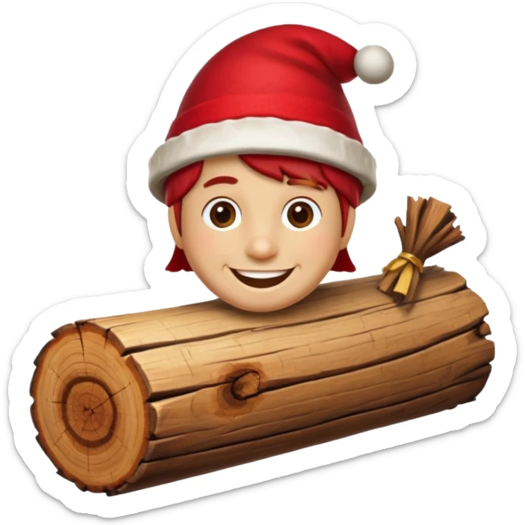 look for tio de nadal in catalan tradition and make an emoji out of it sticker
