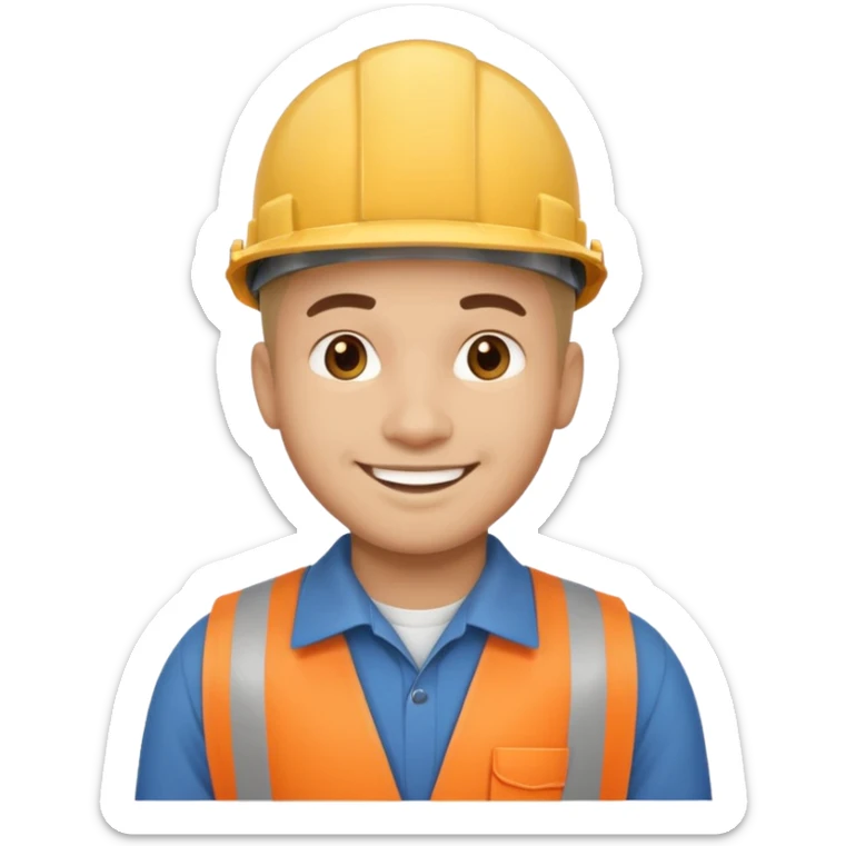 podrias hacer un emoji que representea un hombre ingeniero de sistemas sticker
