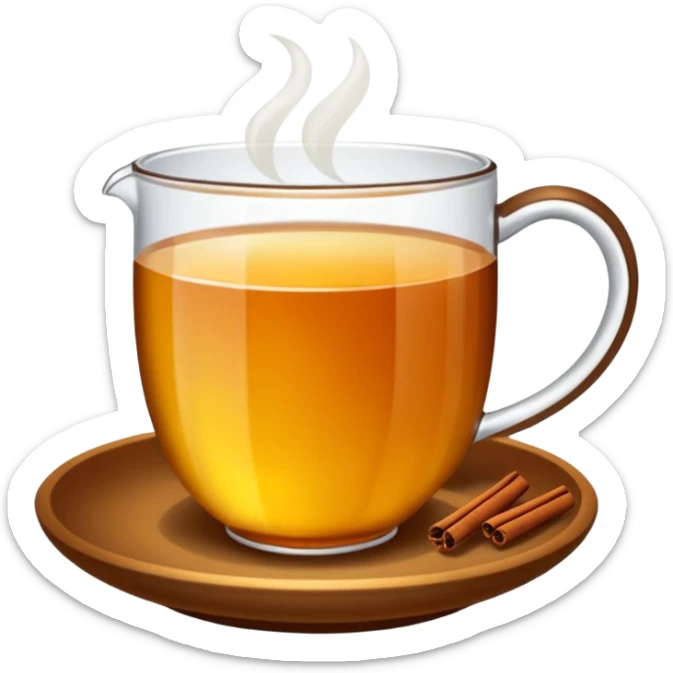 Ince uzun cay bardagi Ince belli bardakta cay fincan degil sticker