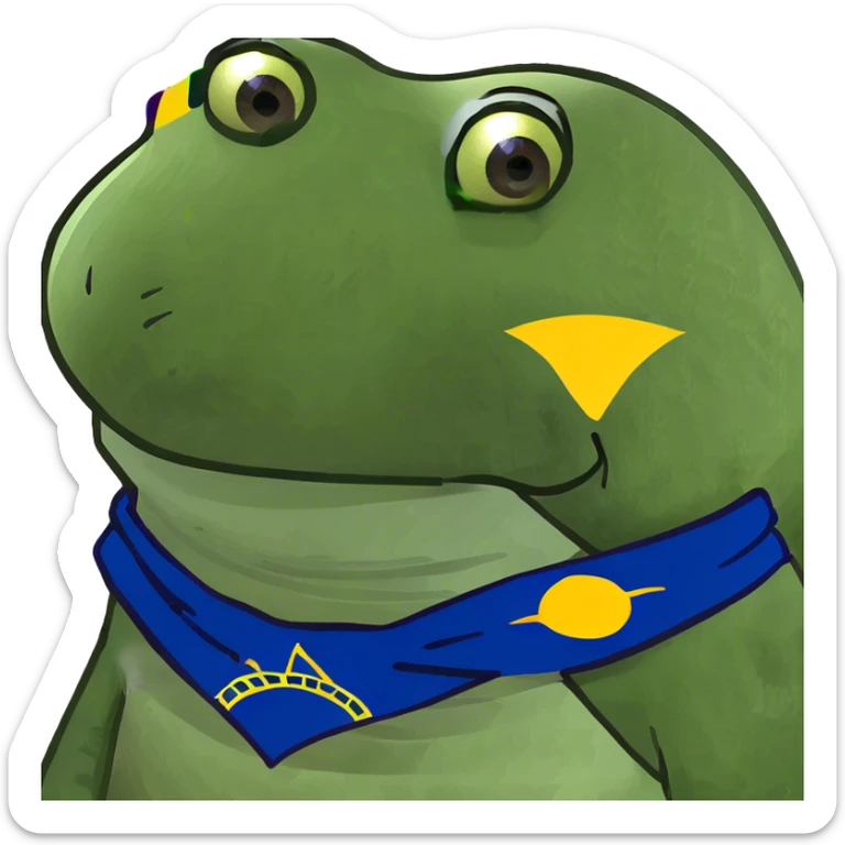 Brazil flag keffiyeh sticker