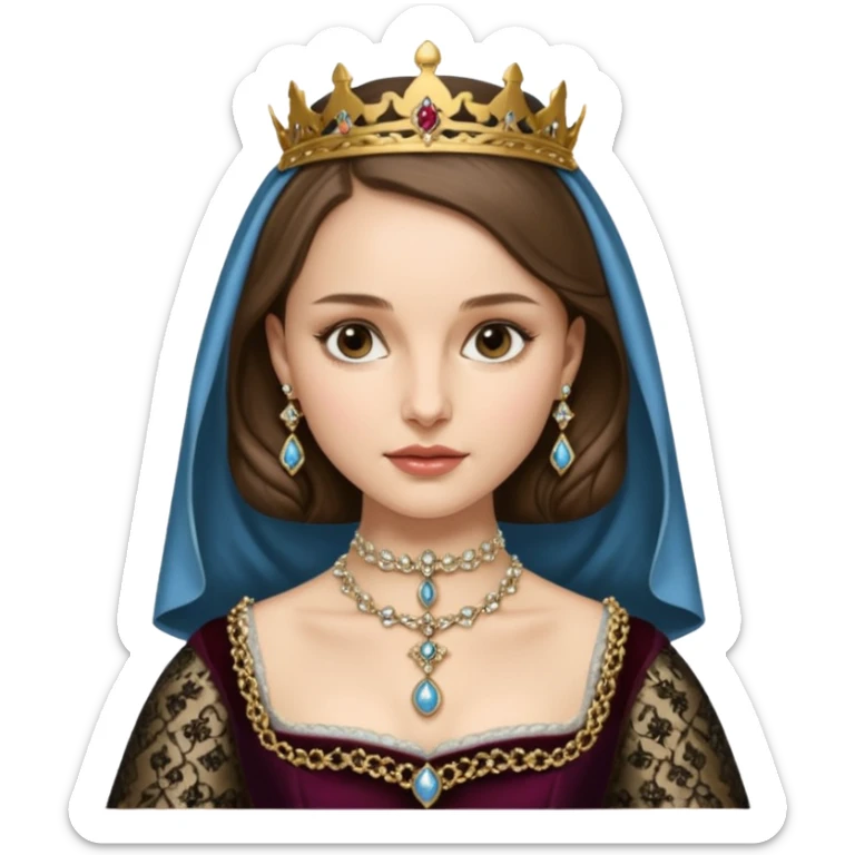 natalie portman as anne boleyn from the other boleyn girl sticker