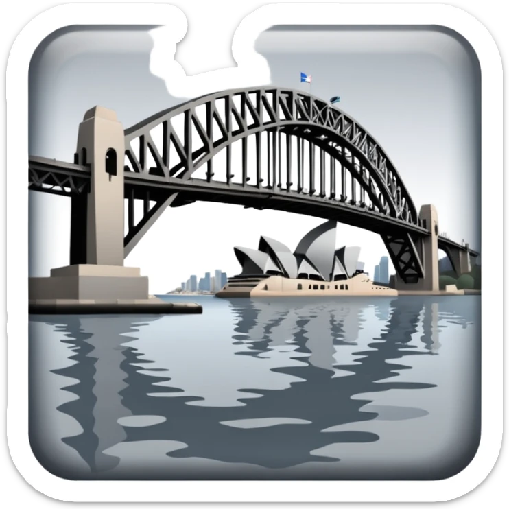 Sydney harbour bridge sticker