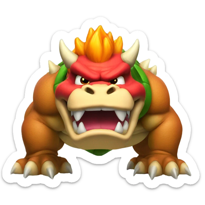 Bowser sticker