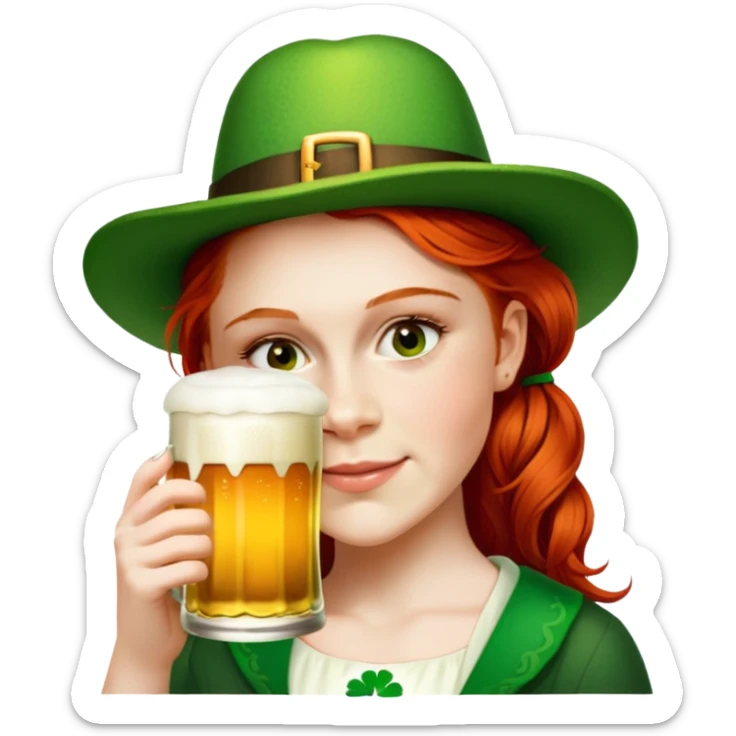 Having a Beer sticker