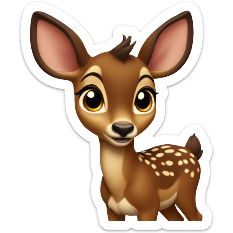 bambi  sticker