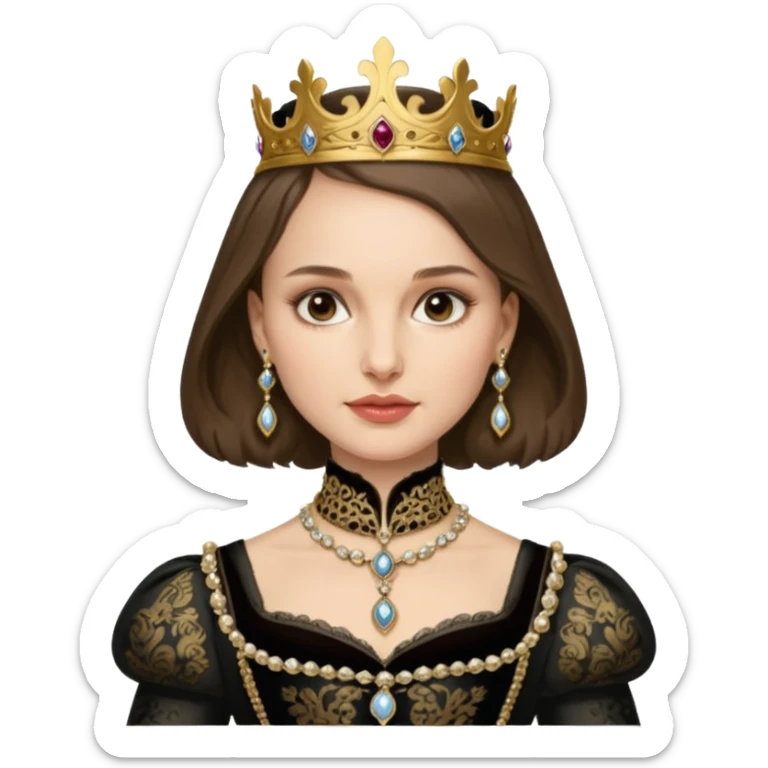 natalie portman as anne boleyn from the other boleyn girl sticker