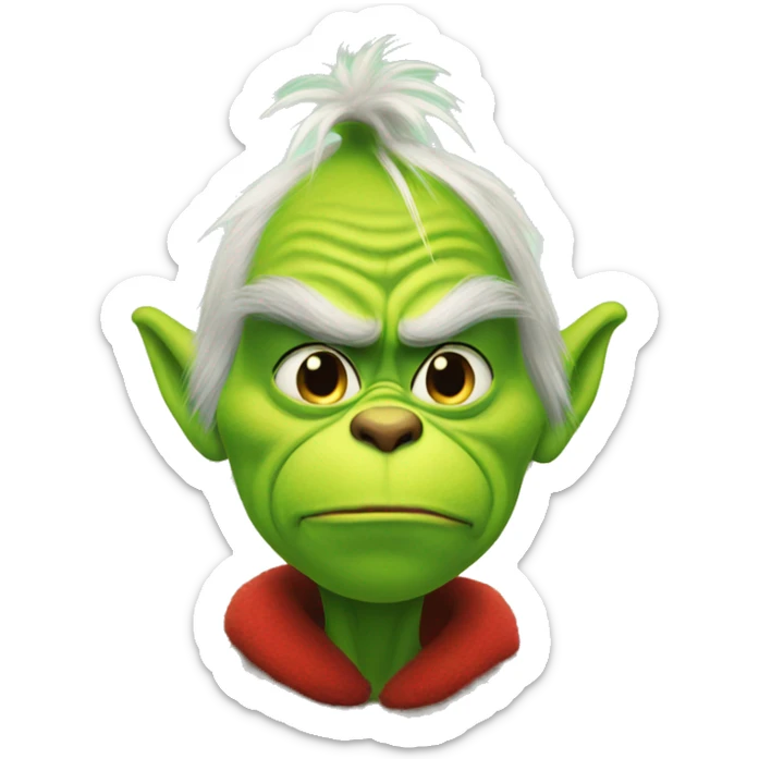 grinch sticker