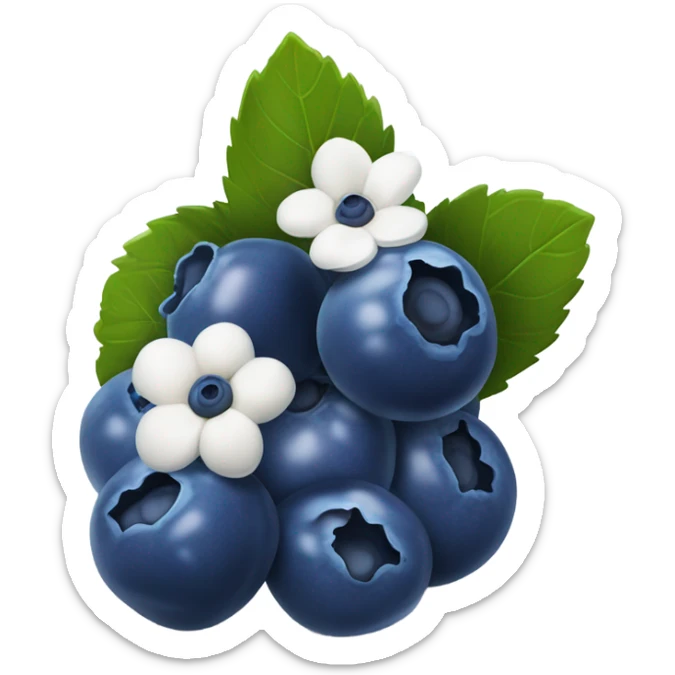Blueberries  sticker