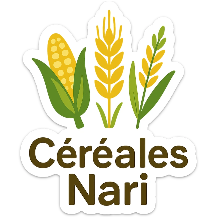  logo pour un magasin de céréales !! Du nom de "céréales nari " sticker