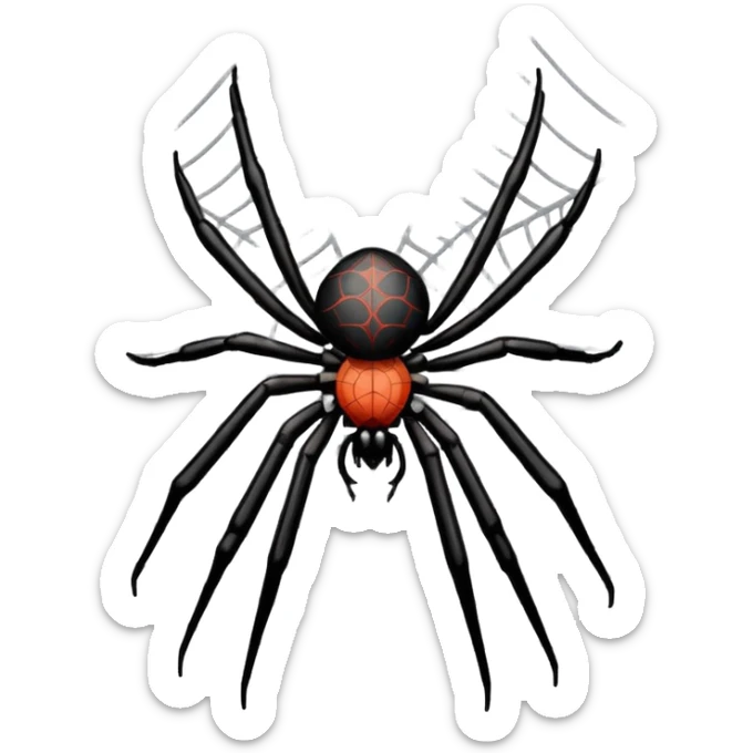 Паук умер от паука  sticker