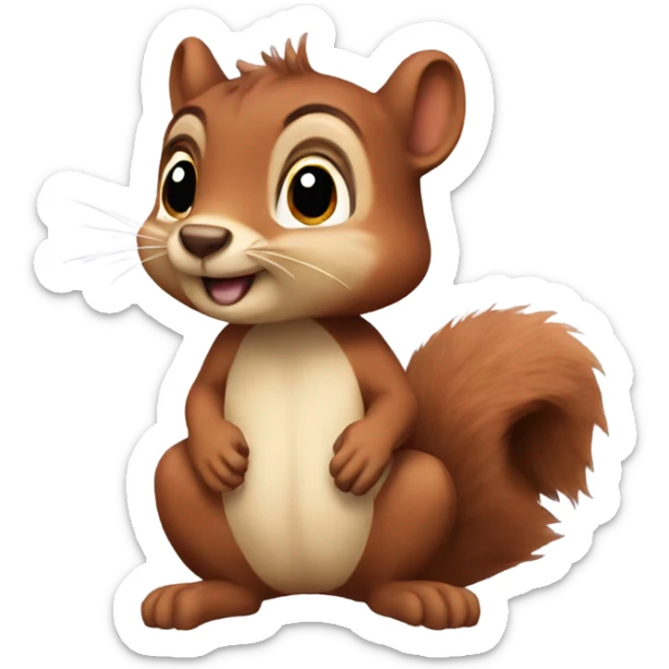 Squirrel  sticker