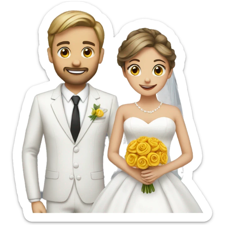 wedding sticker