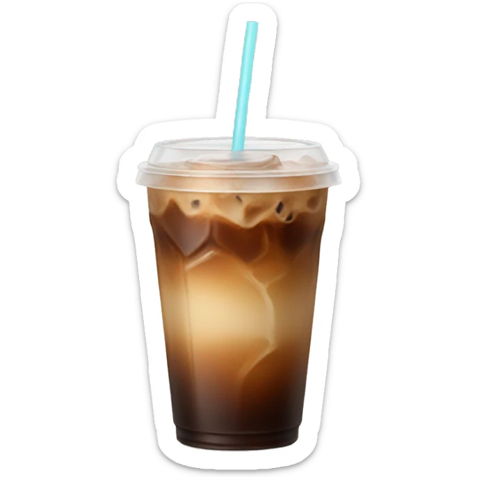 iced coffee sticker