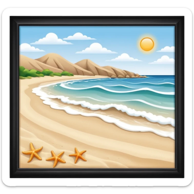Beach sticker