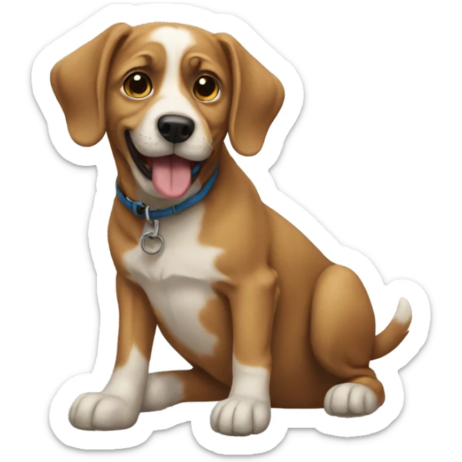 Dog sticker