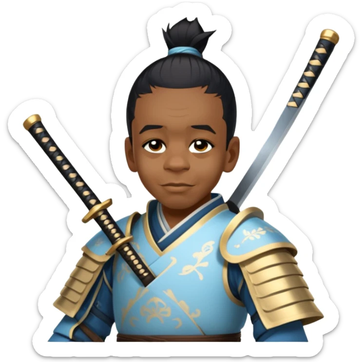 Elegant Samurai sticker