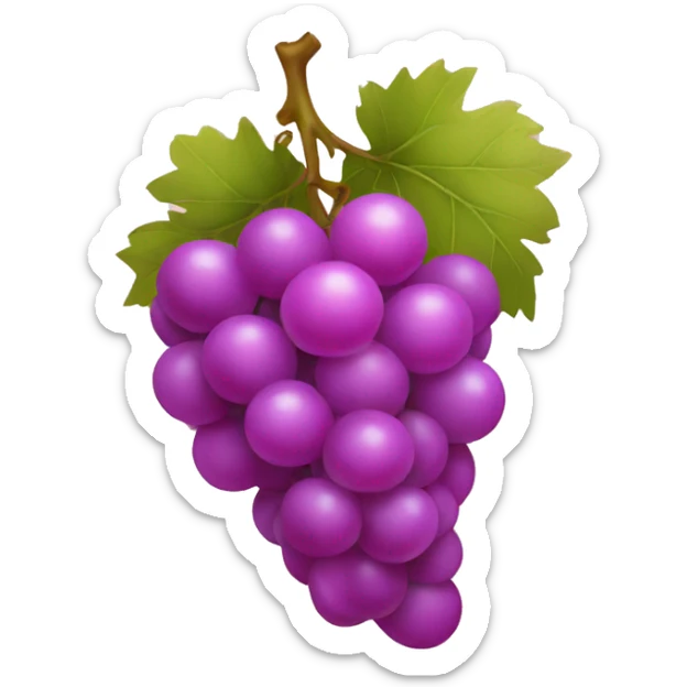 pink grape sticker