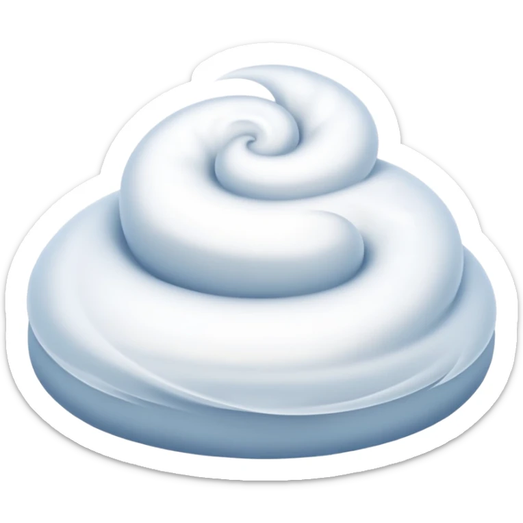 A swirl of morning fog rolling across the ground. sticker