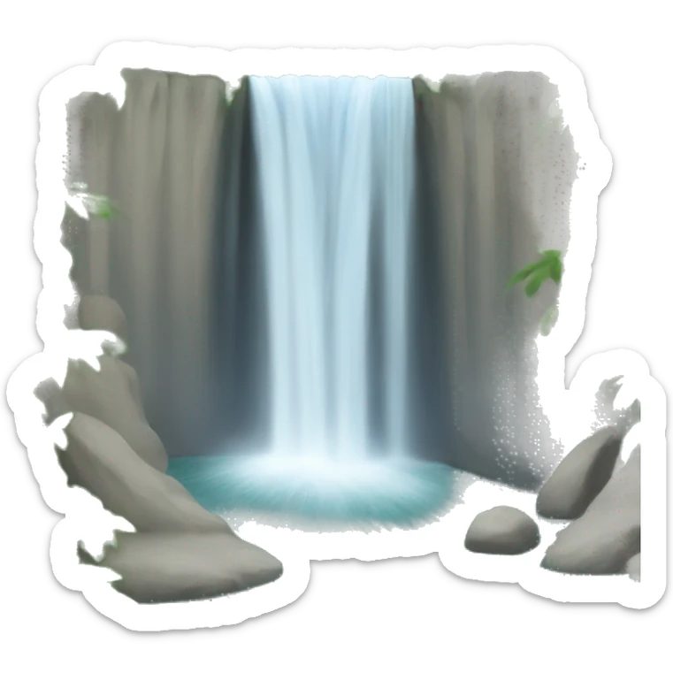 waterfall sticker