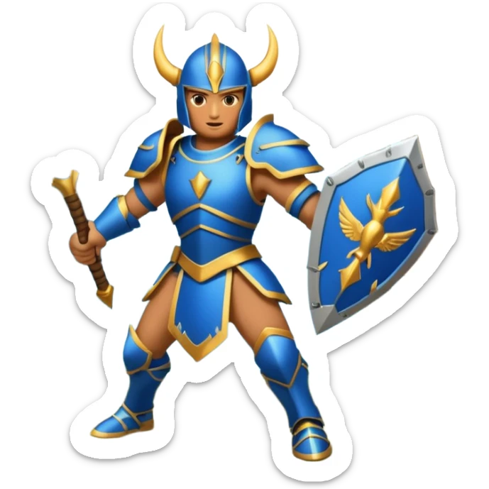 Create icons inspired by the movie Avatar with blue warriors, glowing forests, flying creatures, and epic battles. sticker