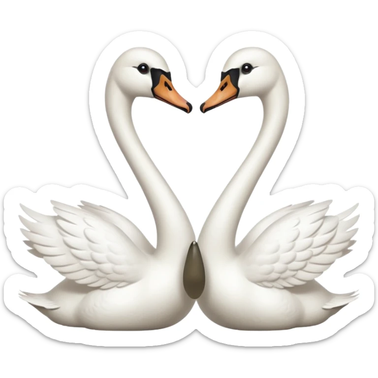 DOS CISNES sticker