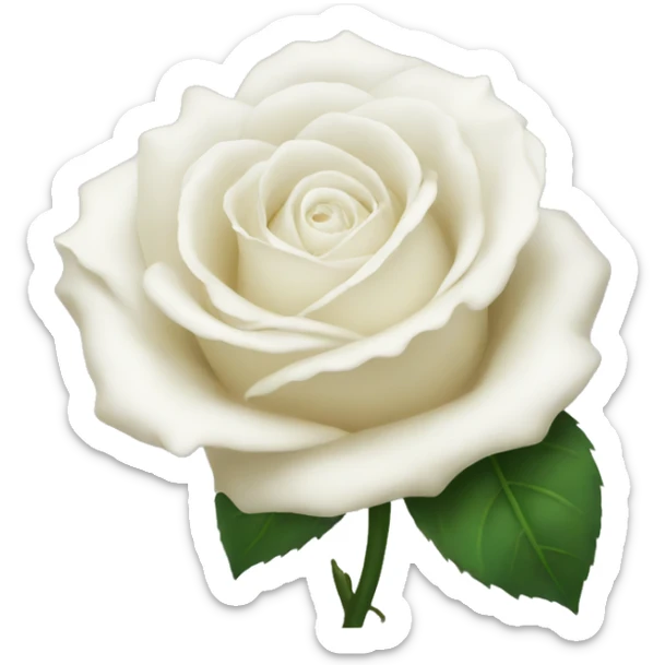 White Rose sticker