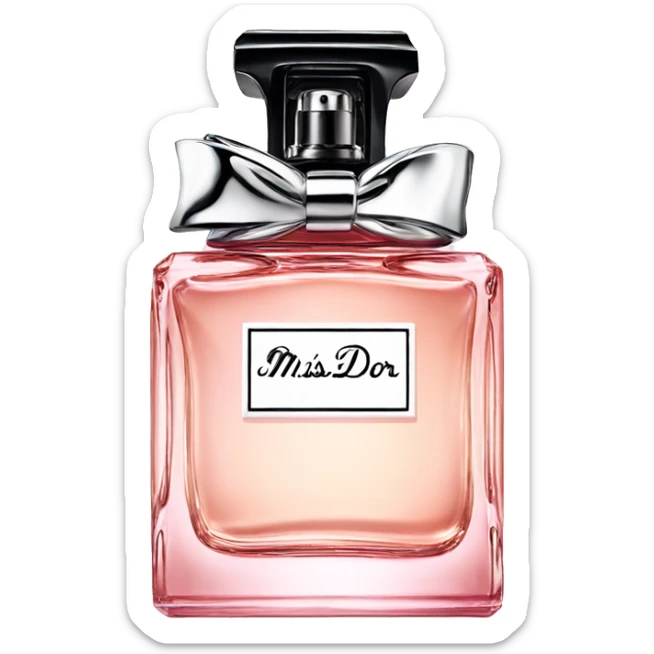 Miss dior perfume sticker