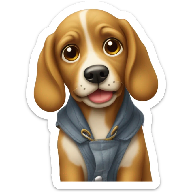 Cachorro chupando pirulito do chaves sticker