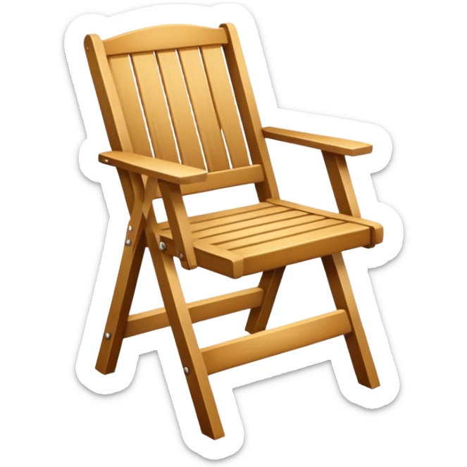 Garden chair sticker