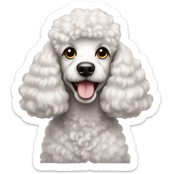 Poodle  sticker