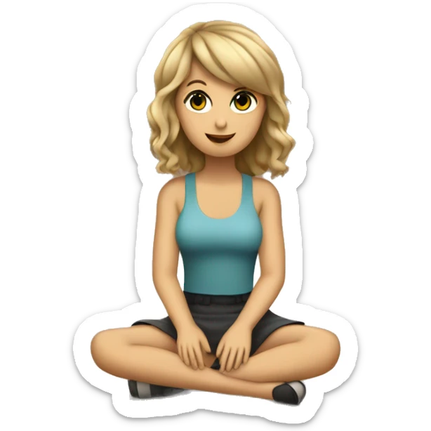 Pop music (Taylor Swift)
Sitting on the floor
Travel to the future
Learning a new language sticker