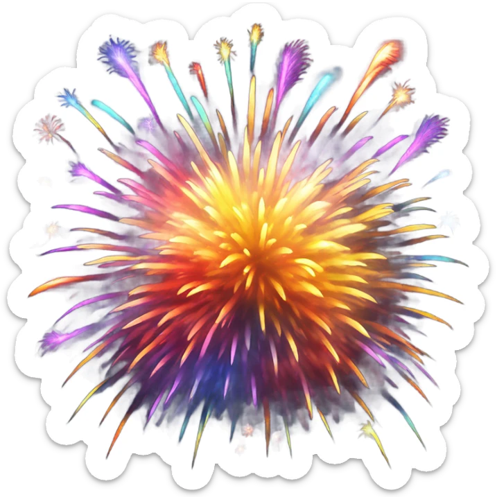 Fireworks  sticker