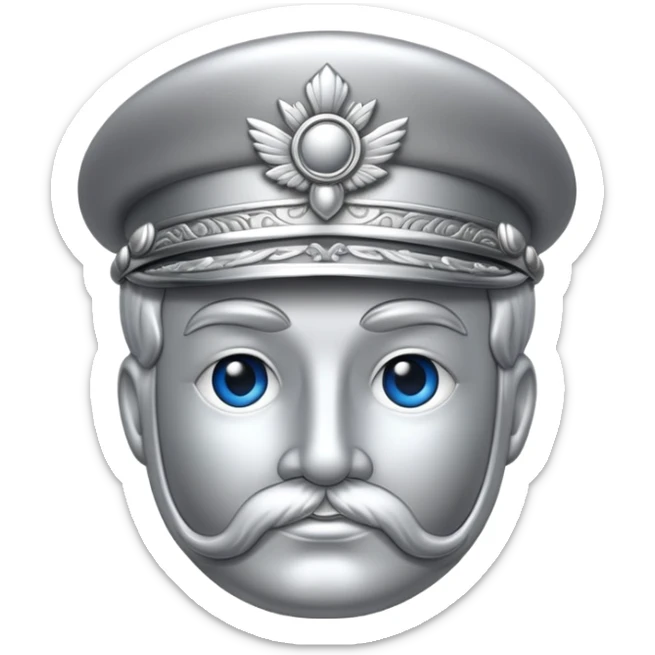 silver general sticker