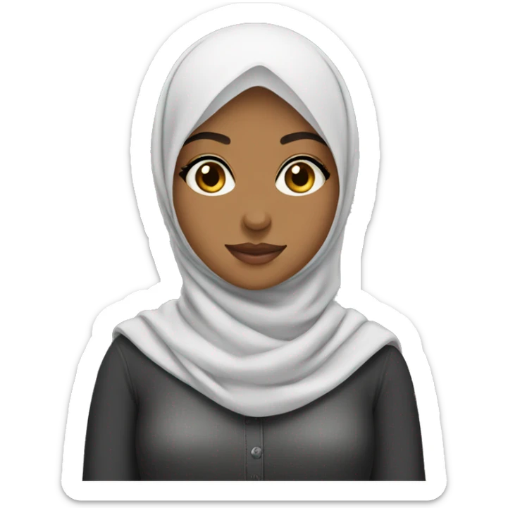 Hijab girl sticker