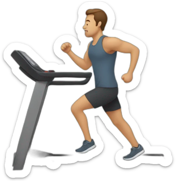 Treadmill sticker