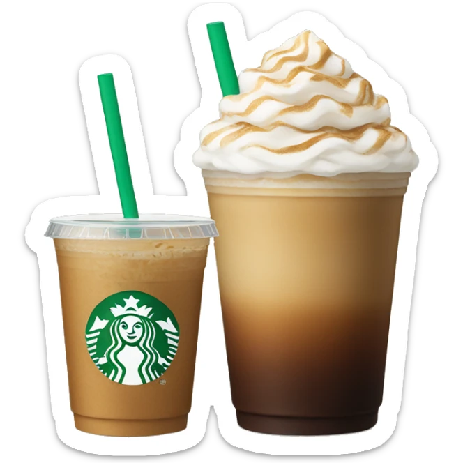 Starbucks drink sticker