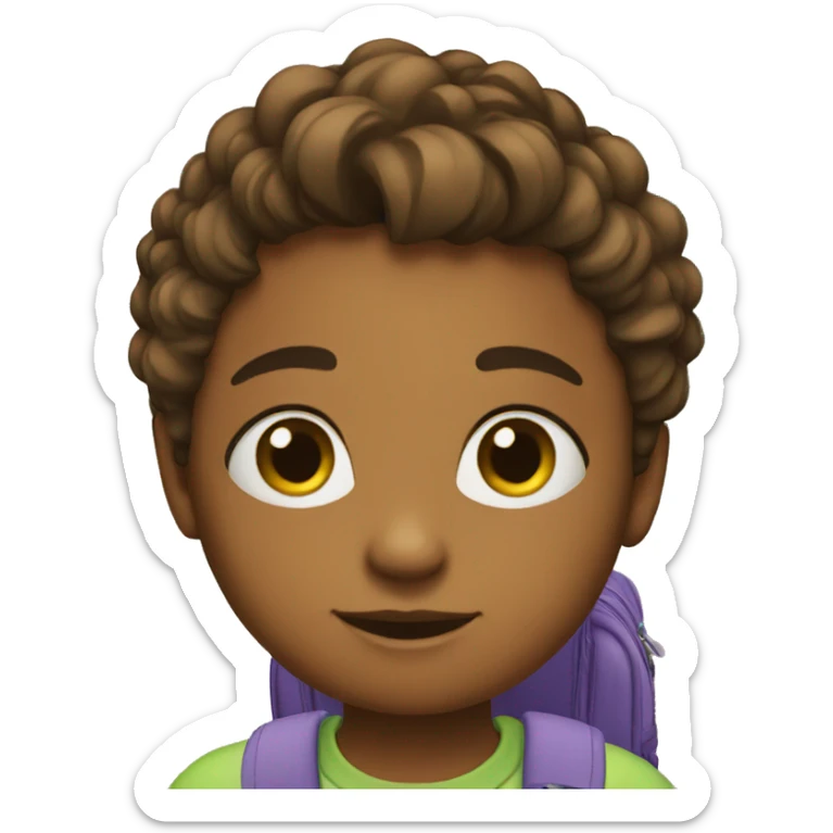 taking sibling to school  sticker