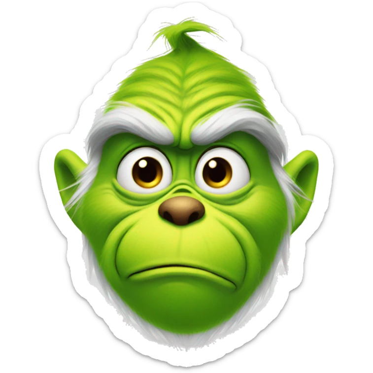 grinch sticker
