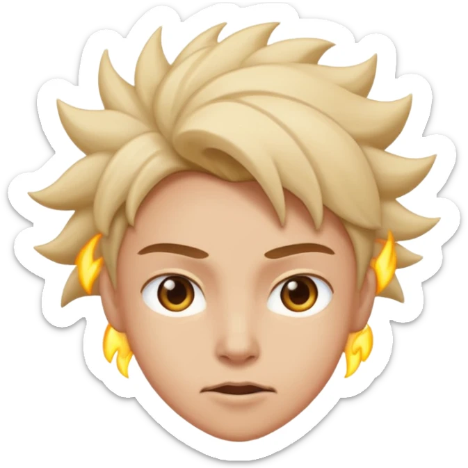 create a person emoji of Barcavibe is the superpower name Brings energy, momentum, and structure sticker