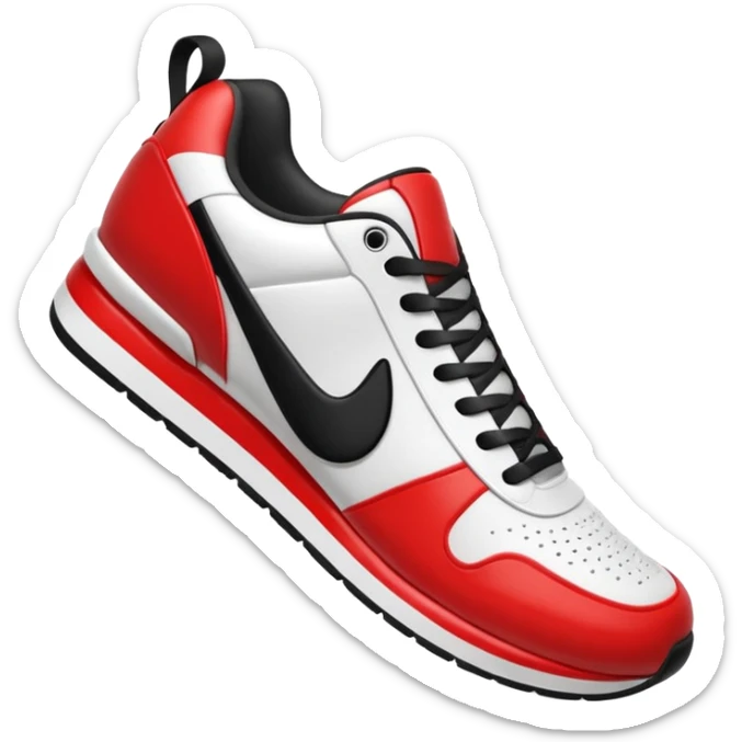 3D Apple-style emoji of a sneaker on a foot pressing down, with a footprint under it.






 sticker