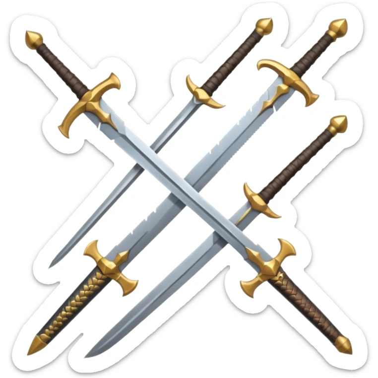 CREA UN ARSENAL DE ARMAS PERO QUE TENGA ESPADAS, CUCHILLOS Y ARCOS Y LANZA sticker